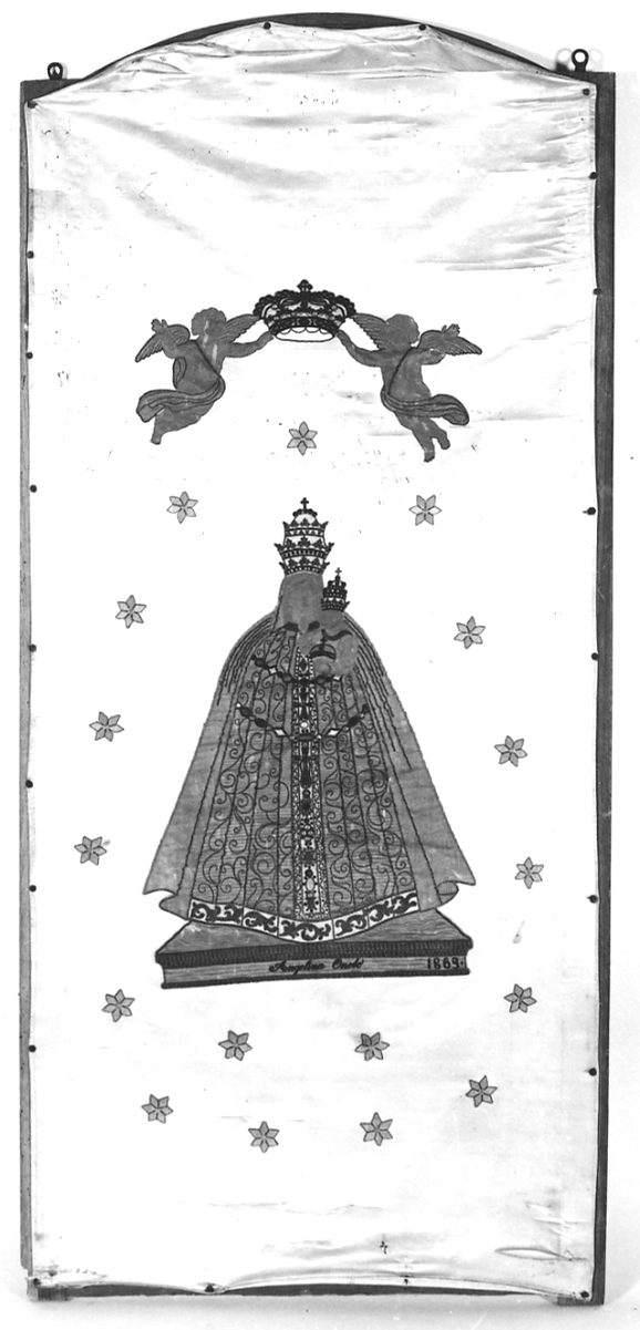 Madonna di Loreto (pannello, opera isolata) di Oneto Angelina (seconda metà sec. XIX)