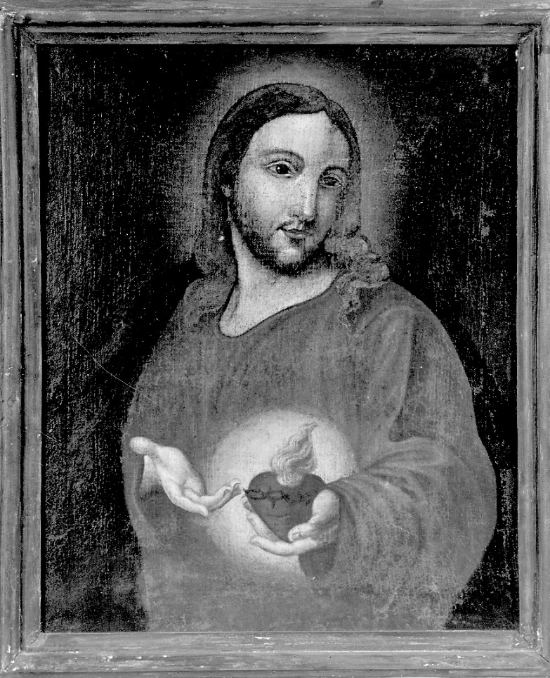 Sacro Cuore di Gesù (dipinto, opera isolata) - ambito della Valsesia (prima metà sec. XIX)