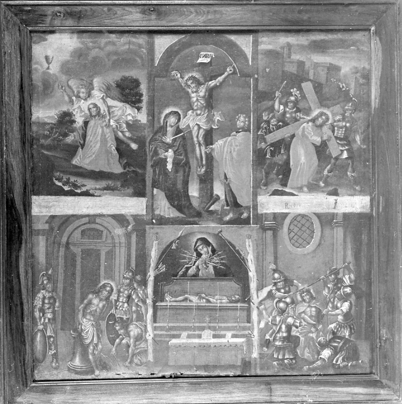 storie della passione di Cristo (dipinto, opera isolata) - ambito della Valsesia (seconda metà sec. XVIII)
