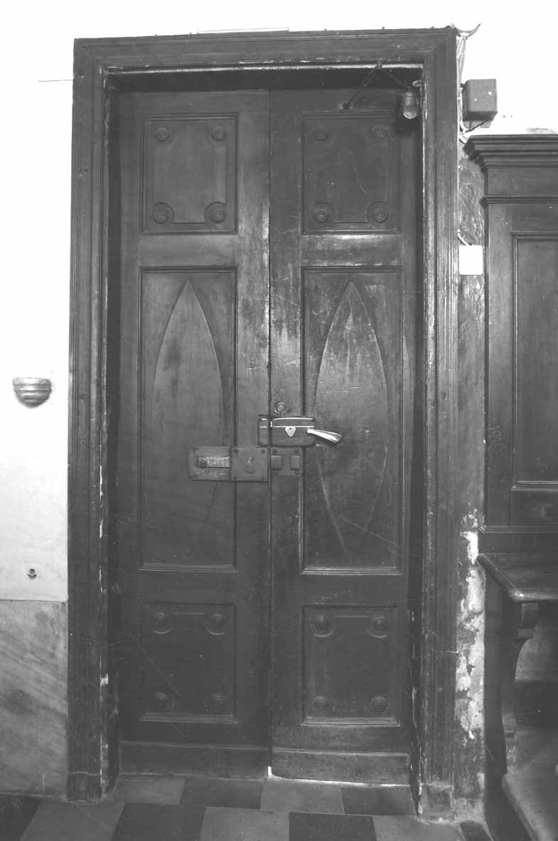 porta, opera isolata - ambito piemontese (seconda metà sec. XIX)