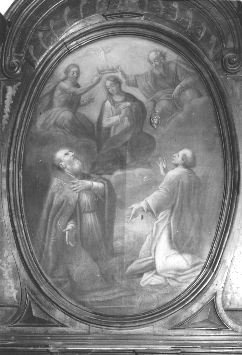 incoronazione di Maria Vergine (dipinto, opera isolata) - ambito piemontese (metà sec. XVIII)