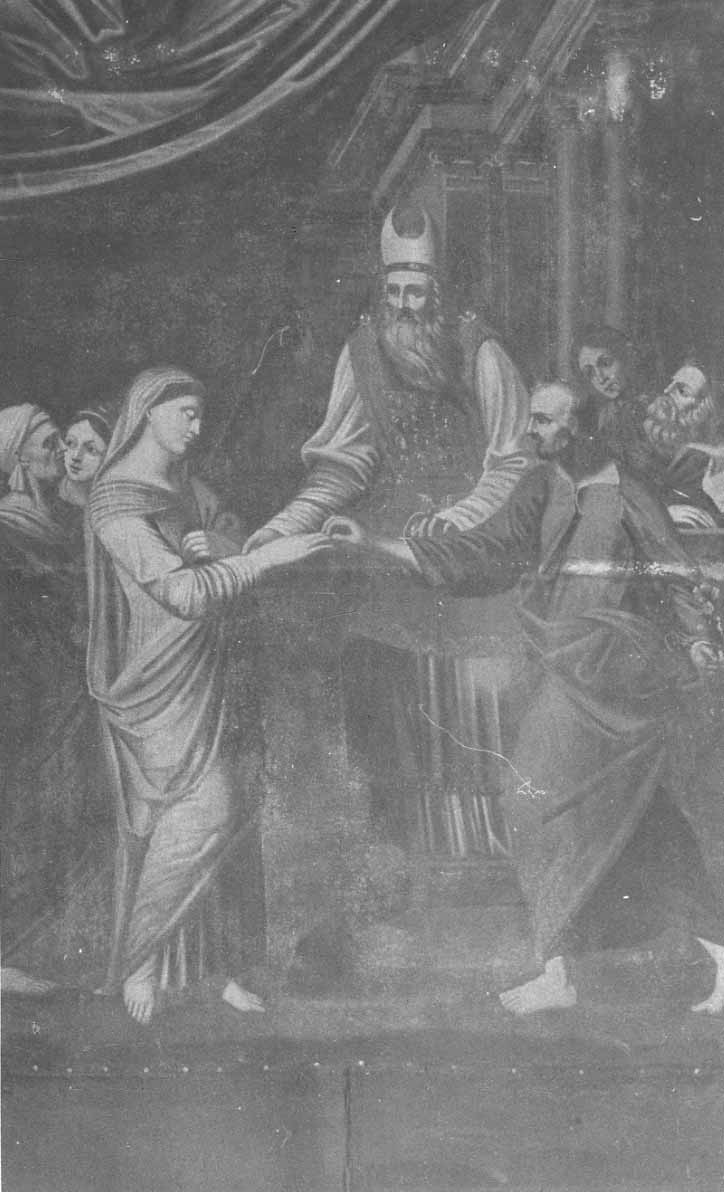 Sposalizio di Maria Vergine (dipinto, opera isolata) di Cecheux (scuola) (prima metà sec. XVII)