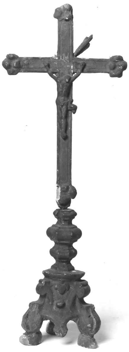 Cristo crocifisso (croce da tavolo, opera isolata) - bottega piemontese (terzo quarto sec. XVIII)