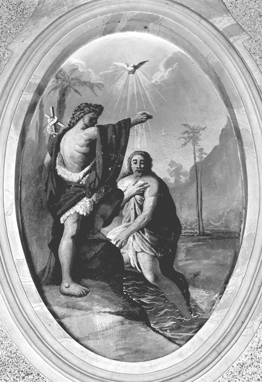 battesimo di Cristo (dipinto, elemento d'insieme) di Gastaldi Pietro (seconda metà sec. XIX)