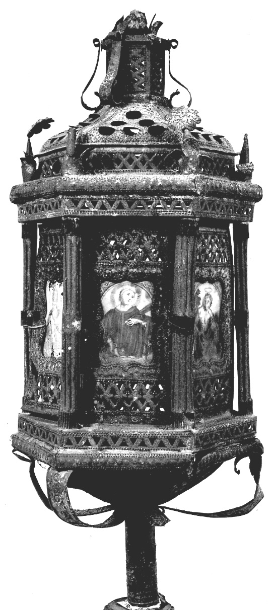 lanterna processionale, serie - ambito lombardo (secc. XVIII/ XIX)