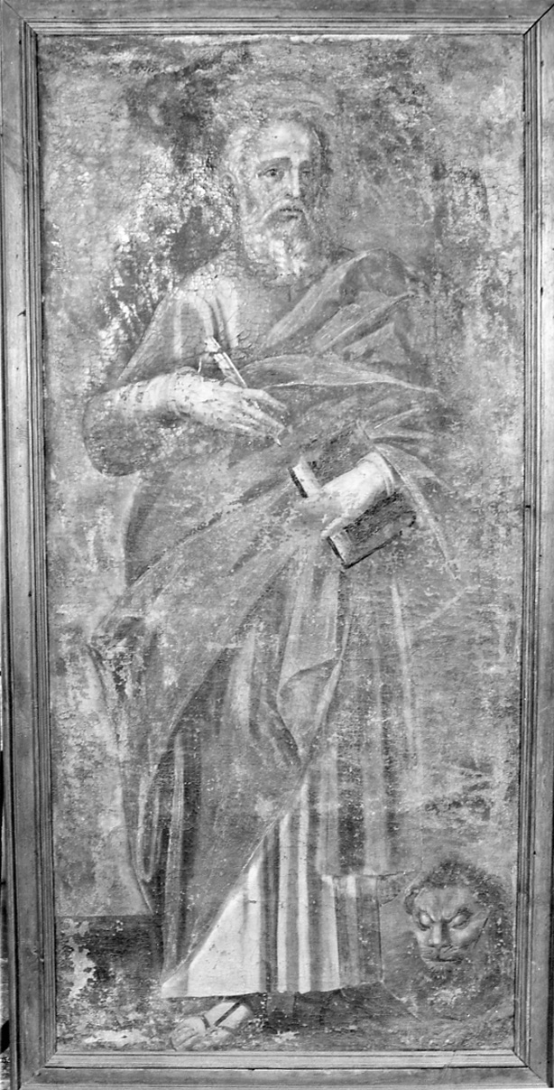 San Marco Evangelista (dipinto, opera isolata) - ambito della Valsesia (sec. XVII)