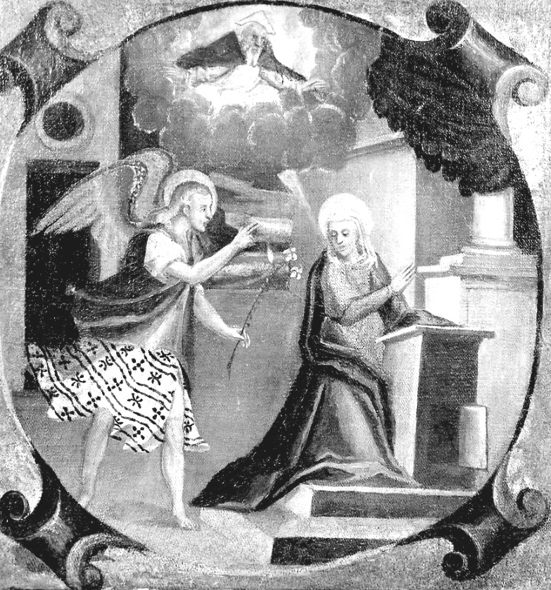 Annunciazione (dipinto, opera isolata) - ambito della Valsesia (prima metà sec. XIX)