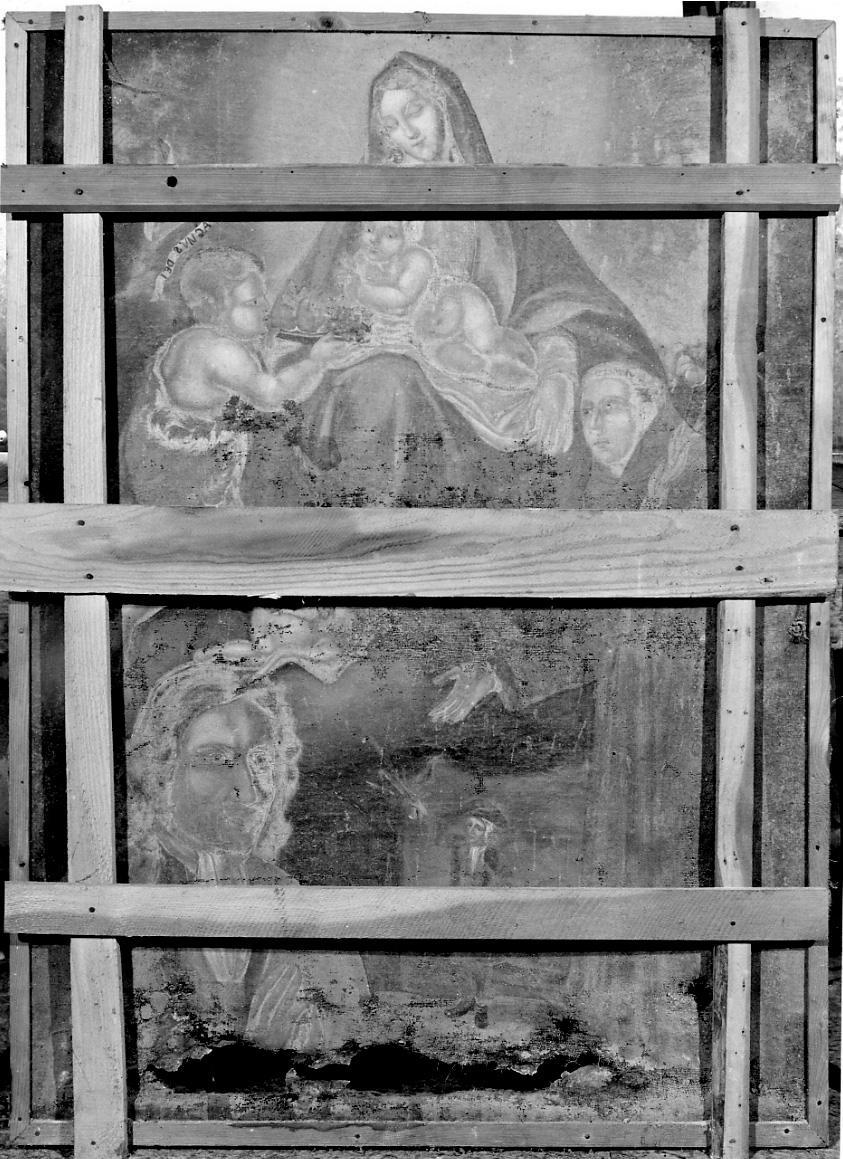 Madonna con Bambino e Santi (dipinto, opera isolata) - ambito della Valsesia (seconda metà sec. XVII)