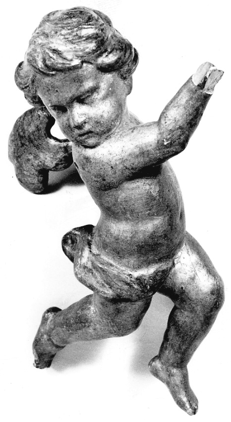 angelo (scultura, elemento d'insieme) - ambito della Valsesia (seconda metà sec. XVII)