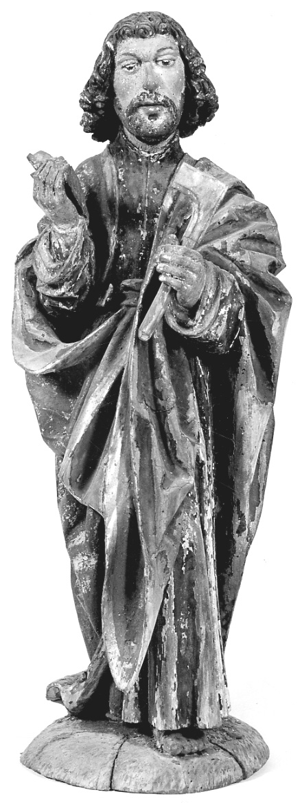 San Bartolomeo (statuetta, opera isolata) - ambito della Valsesia (sec. XVI)