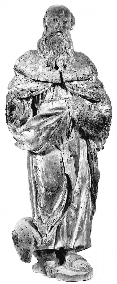 San Rocco (statua, opera isolata) - ambito della Valsesia (sec. XVII)