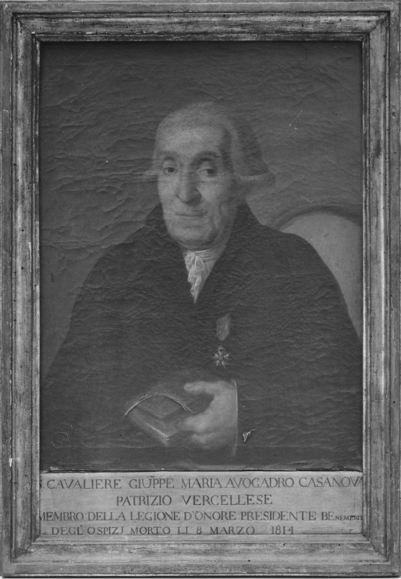 ritratto di Giuseppe Maria Avogadro Casanova (dipinto, opera isolata) - ambito piemontese (prima metà sec. XIX)