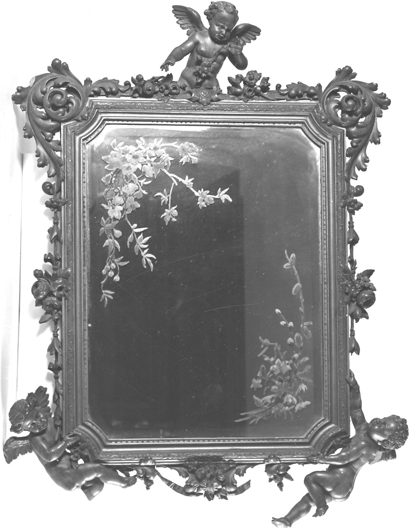 specchio, opera isolata di Pancera Valentino detto Besarel, De Marchi (ultimo quarto sec. XIX)