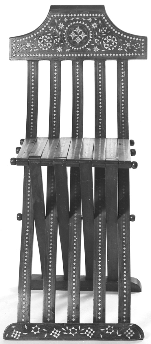 sedia, serie - manifattura lombarda (ultimo quarto sec. XIX)