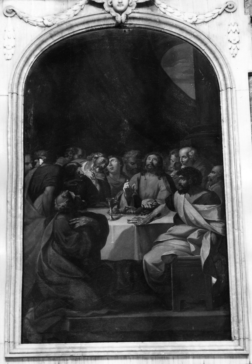 ultima cena (dipinto, opera isolata) - ambito lombardo-piemontese (ultimo quarto sec. XVIII)