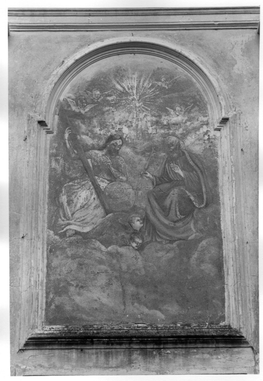 Trinità (dipinto, opera isolata) - ambito genovese (seconda metà sec. XVIII)