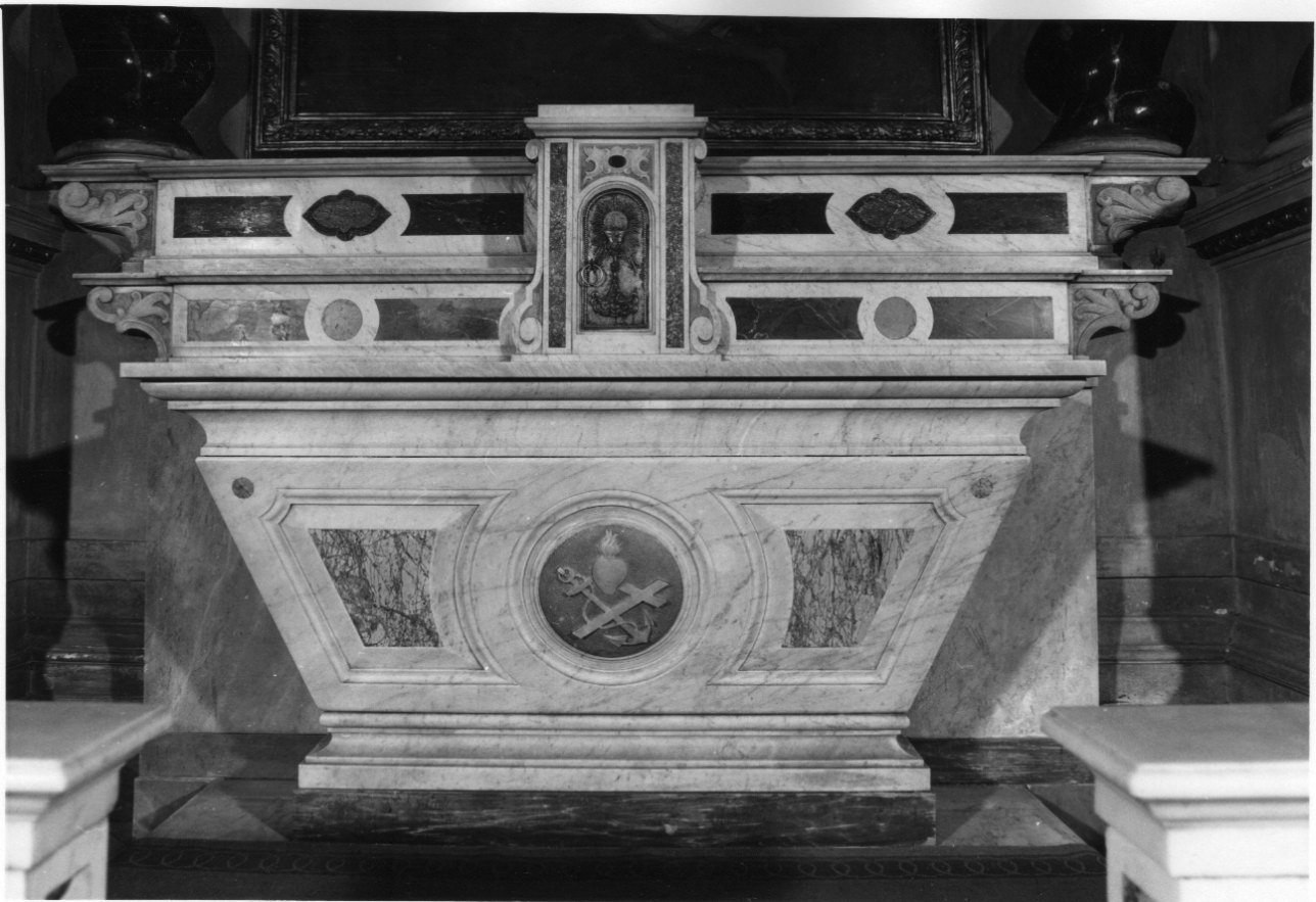Sacro Cuore di Gesù (altare, serie) - ambito ligure-piemontese (seconda metà sec. XIX)