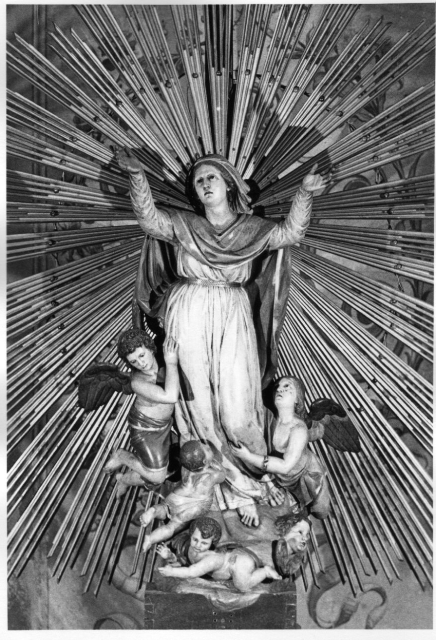 assunzione della Madonna (gruppo scultoreo, opera isolata) di Carrea Bartolomeo (primo quarto sec. XIX)
