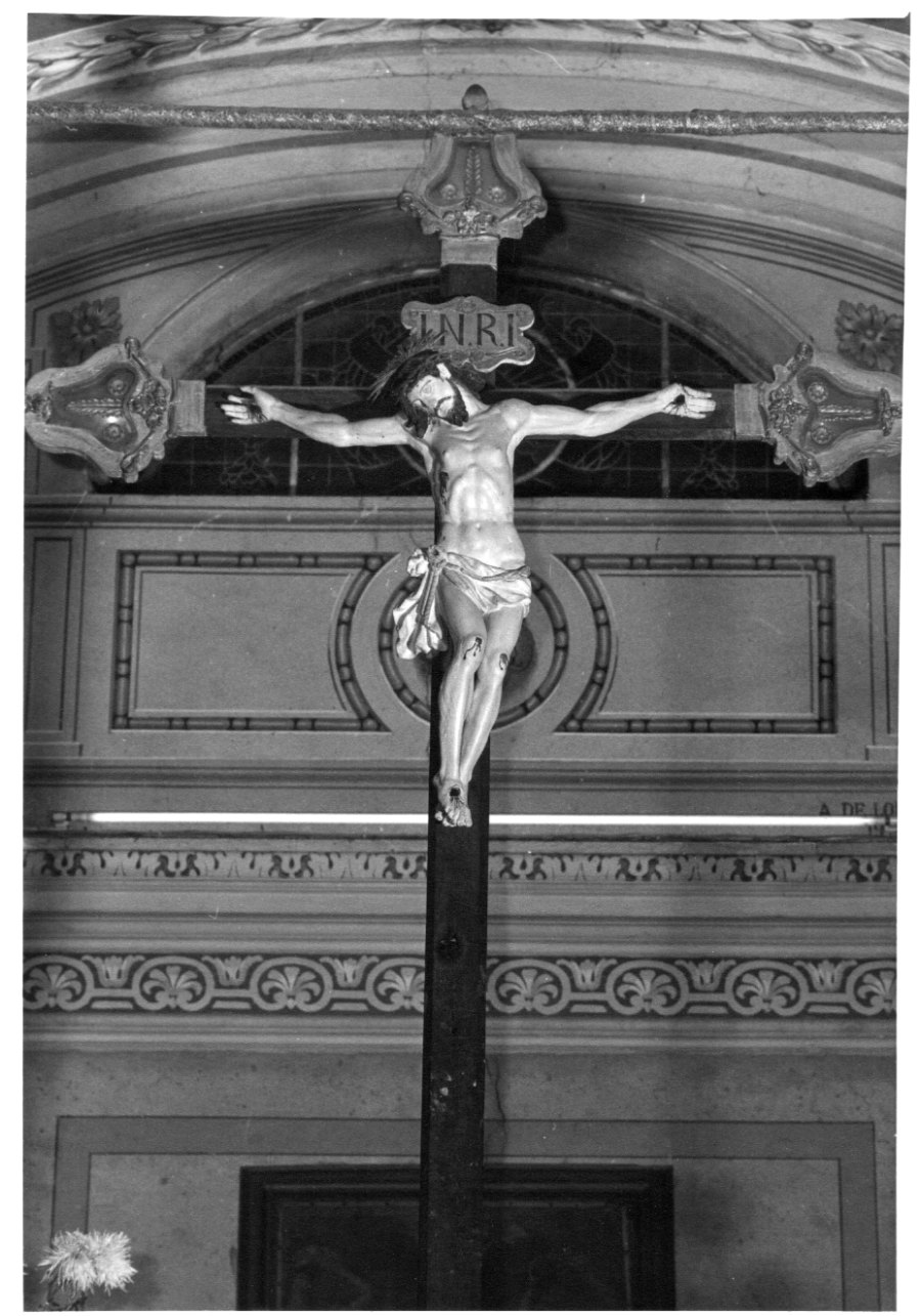 Cristo crocifisso dolente (crocifisso, opera isolata) - ambito genovese (seconda metà, prima metà sec. XVII, sec. XIX)