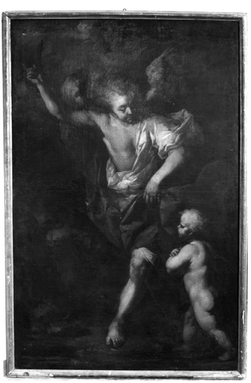 angelo custode (dipinto, opera isolata) di Guala Pier Francesco (sec. XVIII)