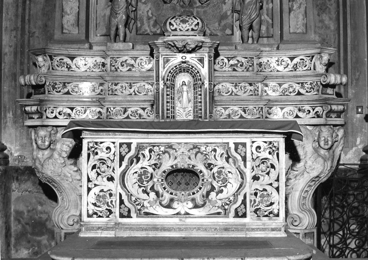 altare, opera isolata - PRODUZIONE GENOVESE (fine sec. XVII)