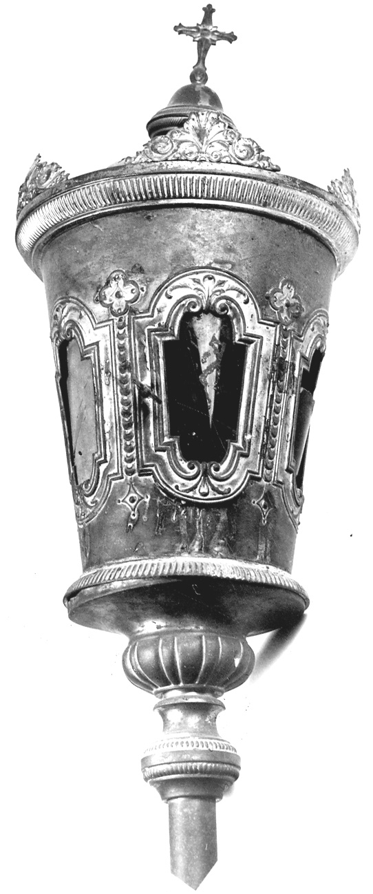 lanterna processionale, serie di Bertarelli Fratelli Ditta (fine/inizio secc. XIX/ XX)