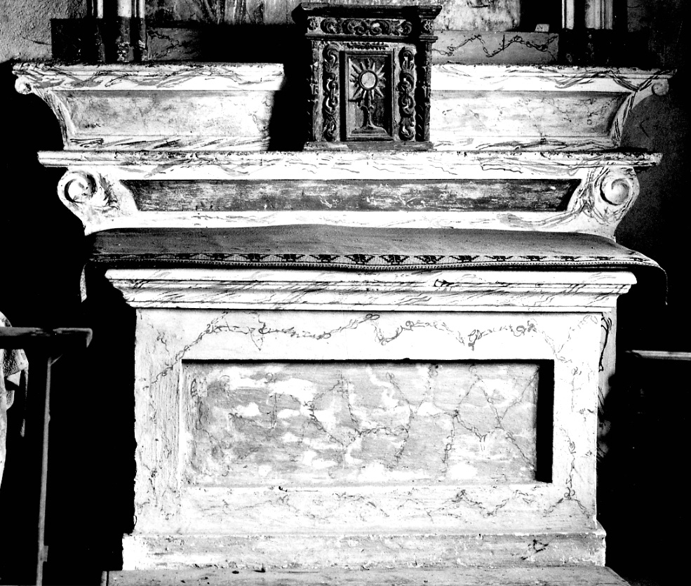 ostia raggiata (altare maggiore, opera isolata) - ambito astigiano (seconda metà sec. XVIII)