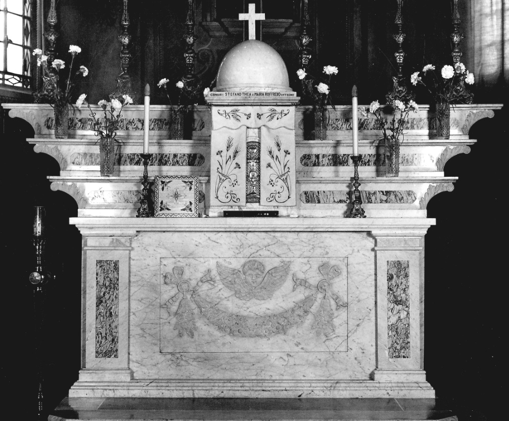 altare maggiore, opera isolata di Iardini (fine sec. XIX)