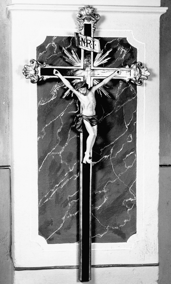 Cristo crocifisso dolente (croce, opera isolata) - ambito astigiano (seconda metà sec. XIX)