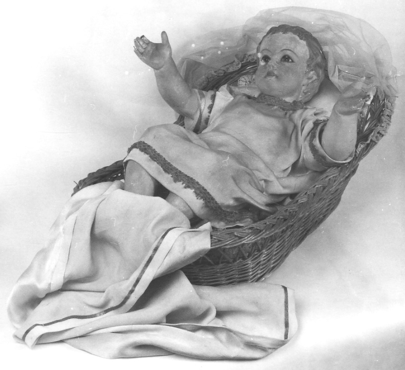 Gesù Bambino (statua, opera isolata) di Bertarelli Fratelli Ditta (fine/inizio secc. XIX/ XX)