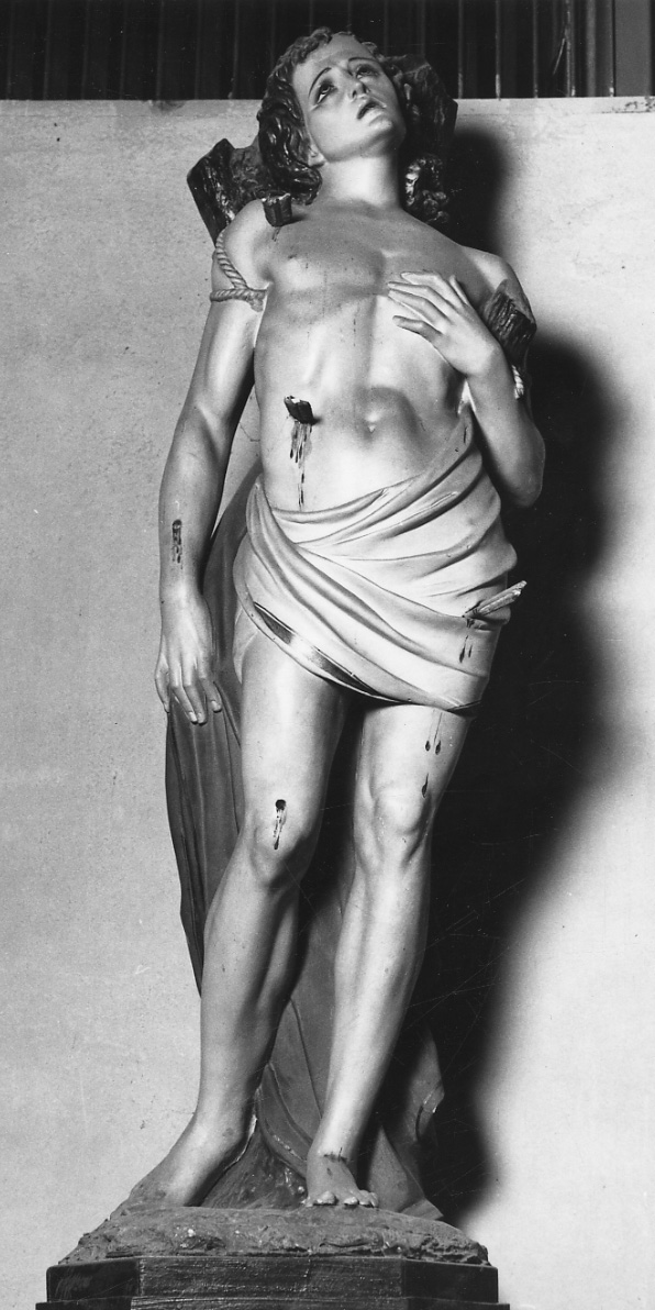 San Sebastiano (statua, opera isolata) - ambito piemontese (prima metà sec. XX)