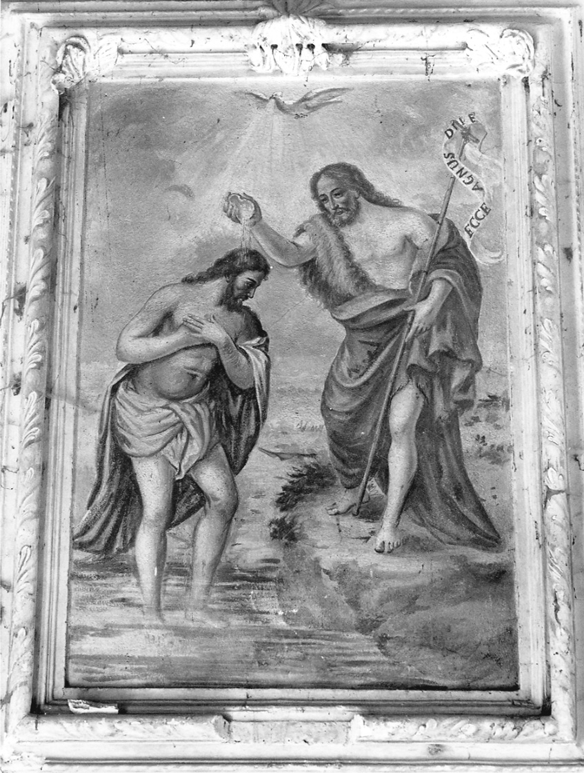 battesimo di Cristo (dipinto, opera isolata) - ambito piemontese (seconda metà sec. XIX)
