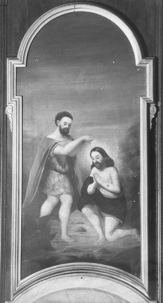 battesimo di Cristo (dipinto, opera isolata) - ambito astigiano (metà sec. XIX)