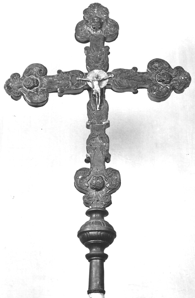 Cristo crocifisso dolente (placchetta, elemento d'insieme) - ambito piemontese (seconda metà sec. XX)