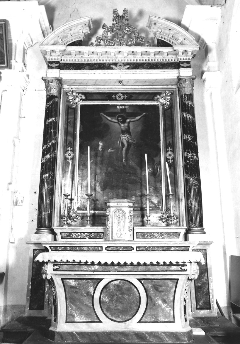 altare, opera isolata - ambito piemontese (fine sec. XVII)