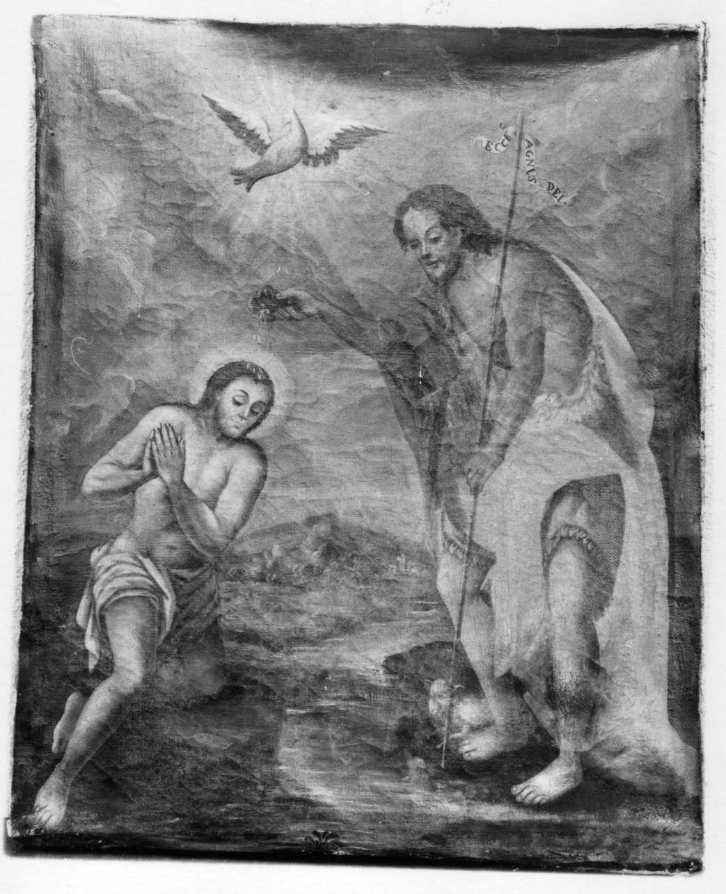 battesimo di Cristo (dipinto, opera isolata) - ambito astigiano (seconda metà sec. XVII)