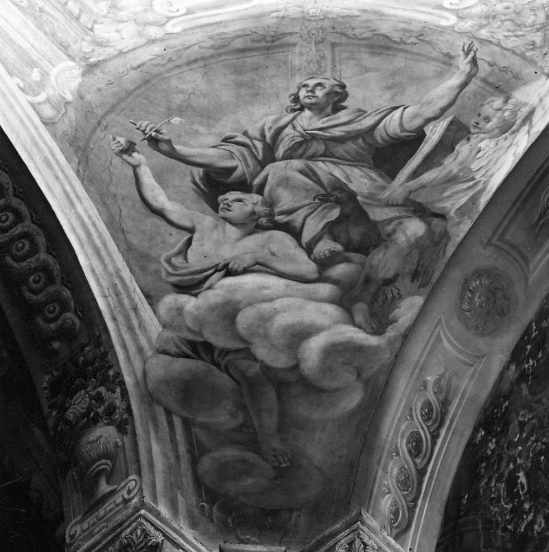 San Giovanni, San Giovanni Evangelista (dipinto, elemento d'insieme) di Fabbrica Francesco, Rocca Giovanni Battista (primo quarto sec. XVIII)