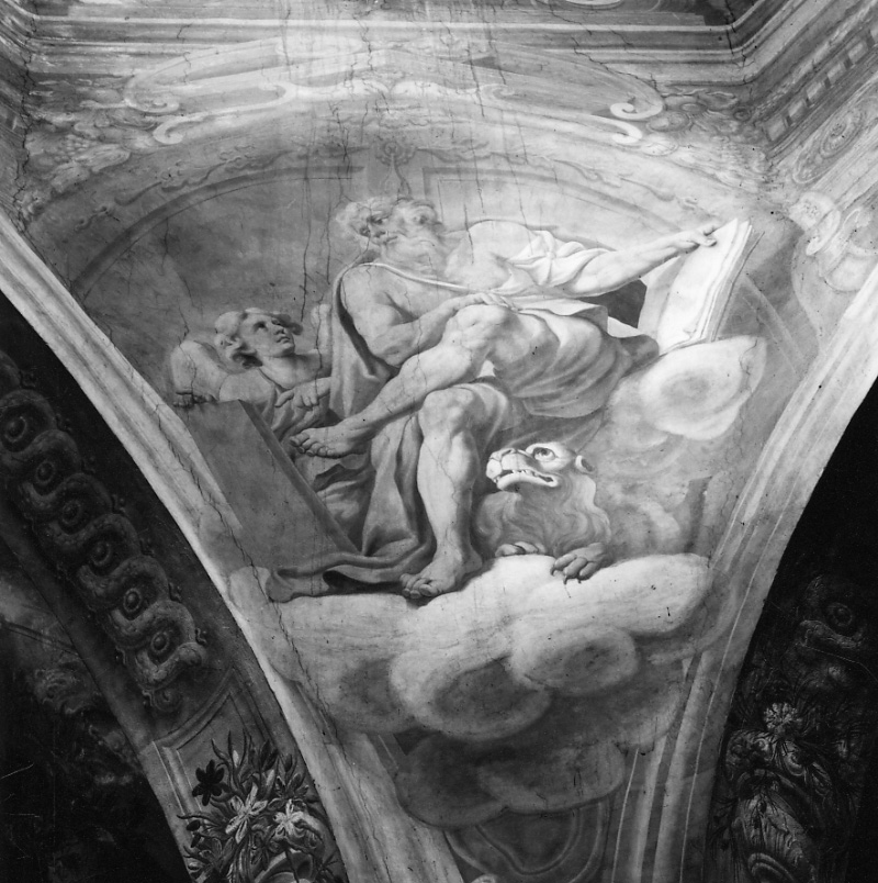 San Marco, San Marco Evangelista (dipinto, elemento d'insieme) di Fabbrica Francesco, Rocca Giovanni Battista (primo quarto sec. XVIII)