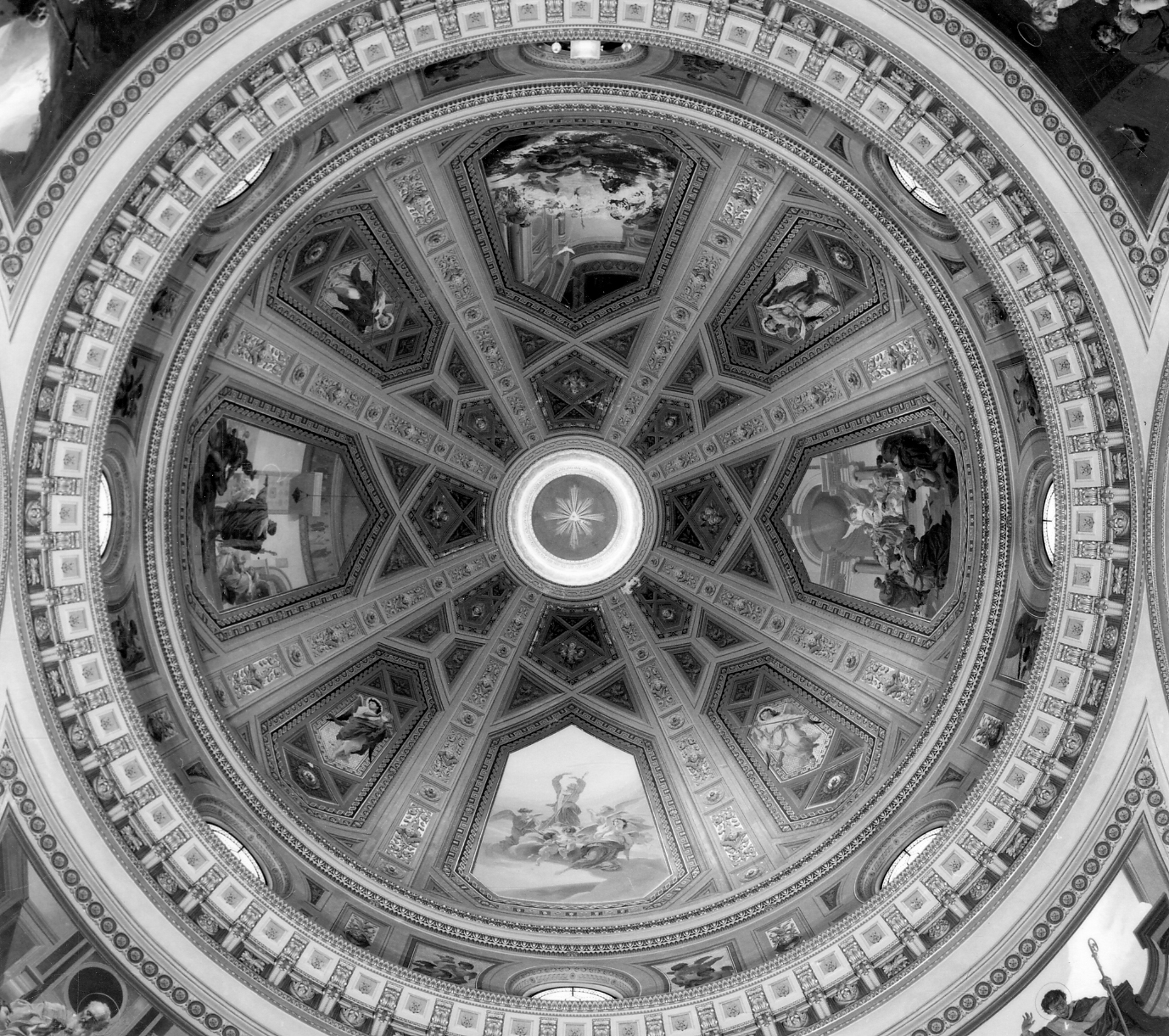 episodi della vita di Sant'Eusebio (decorazione pittorica, complesso decorativo) di Grandi Francesco, Nobili Salvatore (ultimo quarto sec. XIX)
