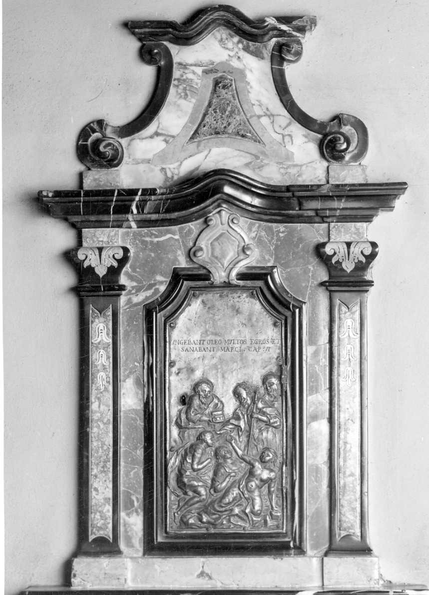 mostra di tabernacolo - a muro, opera isolata - ambito lombardo-piemontese (primo quarto sec. XVIII)