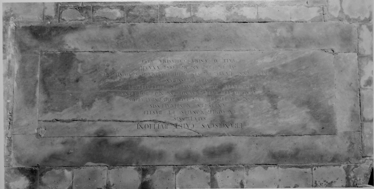 lapide tombale, opera isolata - ambito piemontese (metà sec. XIX)
