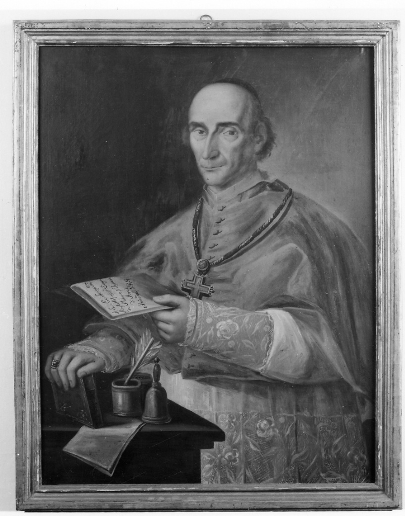 ritratto del vescovo Giuseppe Sappa de' Milanesi (dipinto, opera isolata) - ambito piemontese (prima metà sec. XIX)
