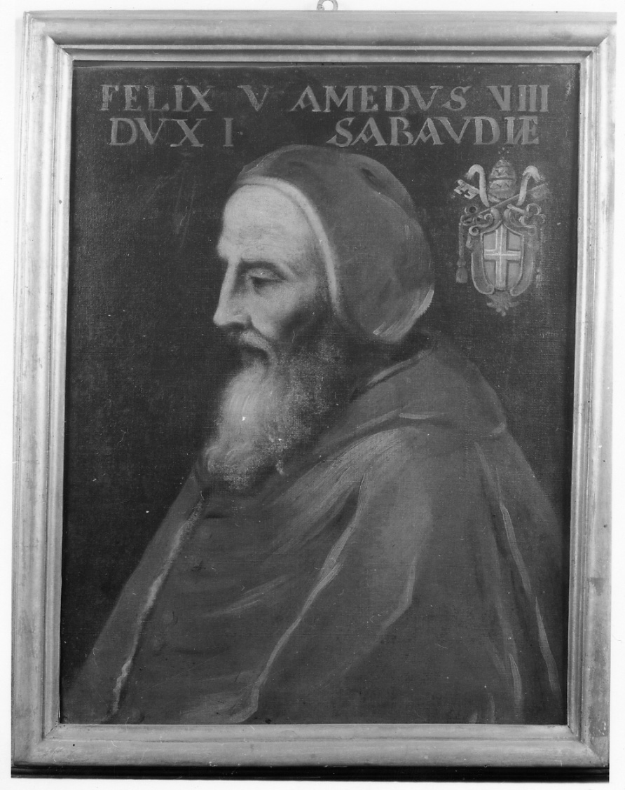 ritratto di papa Felice V (dipinto, opera isolata) - ambito piemontese (metà sec. XVIII)