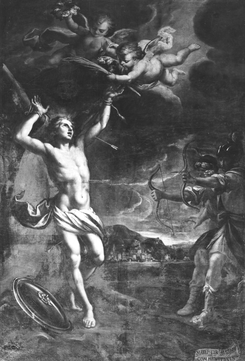 martirio di San Sebastiano (dipinto, opera isolata) - ambito genovese (prima metà sec. XVIII)