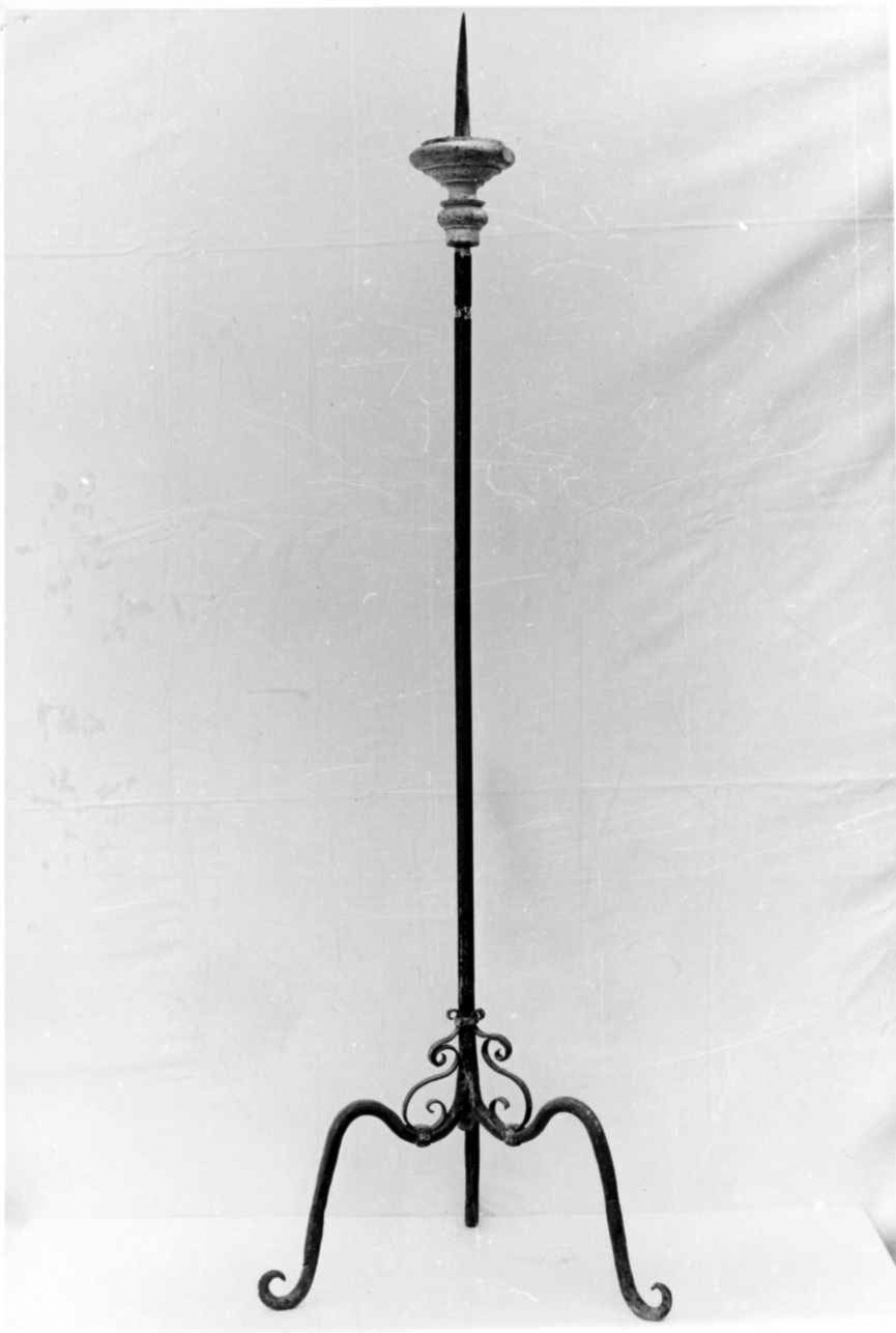 candelabro funebre, serie - bottega piemontese (sec. XVIII)