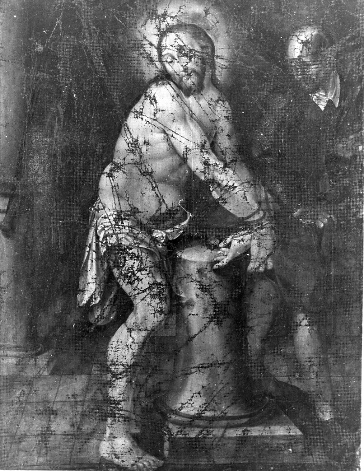 Cristo alla colonna (dipinto, opera isolata) - ambito piemontese (seconda metà sec. XVIII)