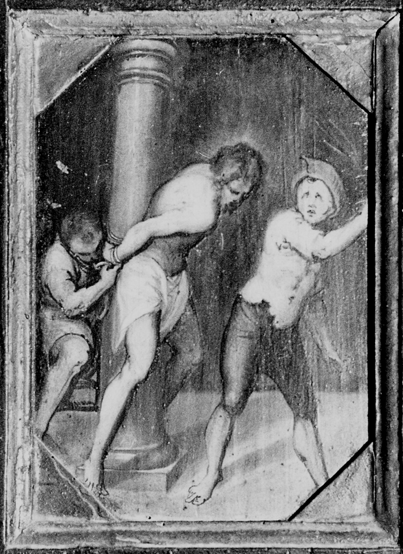 flagellazione di Cristo (dipinto) di Caccia Guglielmo detto Moncalvo (scuola) (prima metà sec. XVII)
