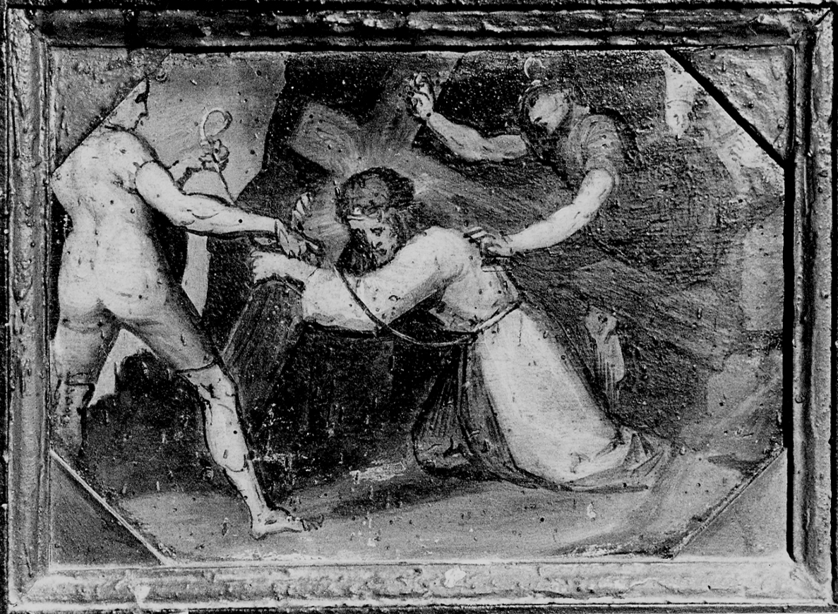 Cristo cade sotto la croce (dipinto) di Caccia Guglielmo detto Moncalvo (scuola) (prima metà sec. XVII)