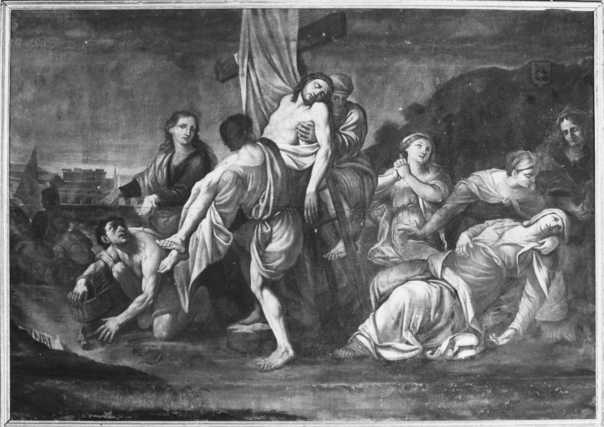 deposizione di Cristo dalla croce (dipinto, opera isolata) di Buffa Gerolamo (attribuito) (primo quarto sec. XVIII)
