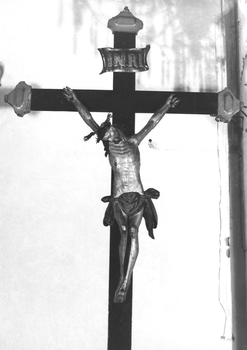 Cristo crocifisso (scultura, elemento d'insieme) - bottega alessandrina (fine sec. XVIII)